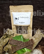 Laden Sie das Bild in den Galerie-Viewer, Rindfleischstreifen mit Verpackung im Hintergrund